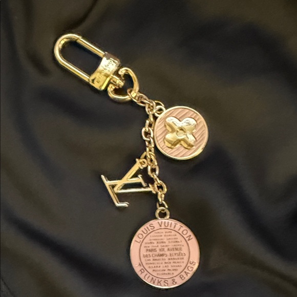 Accessories - Gorgeous Pink Upcycled Louis Vuitton Bag Charm